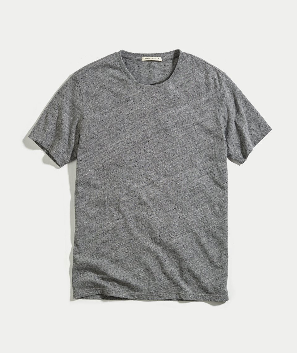 Signature Crewneck in Flax Grey