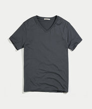 Signature V-Neck Tee - Asphalt