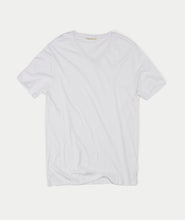 Signature V-neck Tee - Pure White