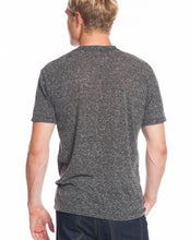 Melange V-Neck Tee - Charcoal