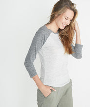 Baseball Raglan in Ash/Flax Grey