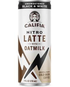 Black & White Nitro Draft Oatmilk Latte