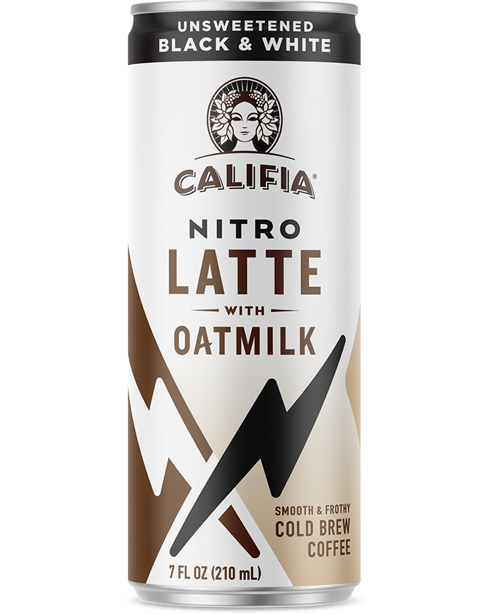 Black & White Nitro Draft Oatmilk Latte