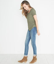 Boyfriend Pocket Tee in Admiral Green