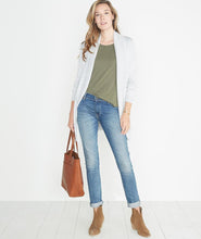 Boyfriend Pocket Tee in Admiral Green