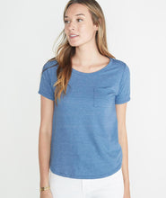 Boyfriend Pocket Tee in True Denim