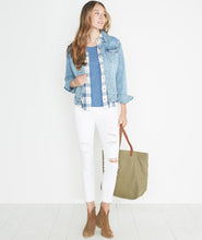 Boyfriend Pocket Tee in True Denim