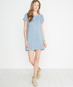 Delta Dress in Faded Sky Blue