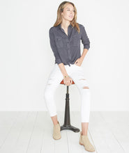 Hadley Button Down in Charcoal
