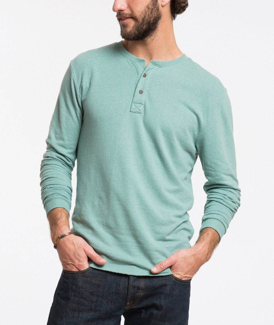 Double Knit Henley - North Atlantic