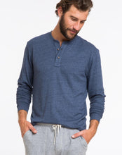 Double Knit Henley - Navy