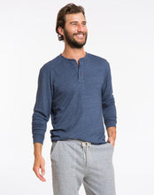 Double Knit Henley - Navy