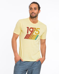 1975 Graphic Tee - Faded Yellow