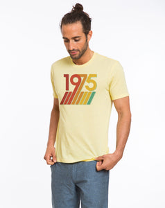 1975 Graphic Tee - Faded Yellow