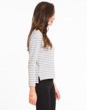 Breton Striped Shirt - Grey and White Stripe