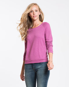 Double Knit Raglan - Raspberry