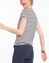 Darby Striped Painters V-Neck