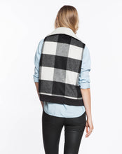 Buffalo Check Vest - Black and White