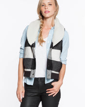 Buffalo Check Vest - Black and White