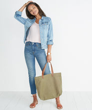 Slub V-Neck Tee - Dusty Pink