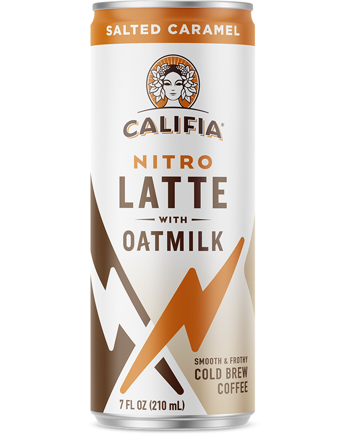 Salted Caramel Nitro Draft Oatmilk Latte