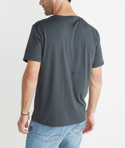 Signature V-Neck Tee - Asphalt