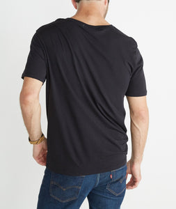 Signature V-Neck Tee - Black