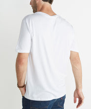 Signature V-neck Tee - Pure White