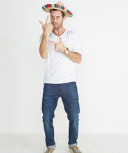 Signature V-neck Tee - Pure White