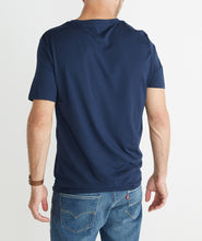 Signature V-neck Tee - True Navy