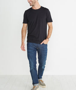 Signature Crewneck Tee - Pure Black