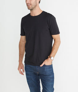 Signature Crewneck Tee - Pure Black