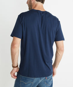 Signature Crewneck Tee - True Navy