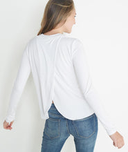 Tinley Tulip Back in White
