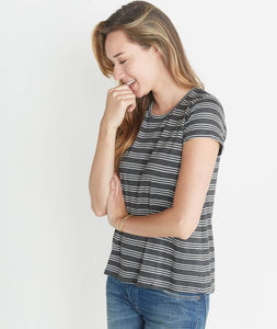 True Crew in Charcoal Stripe