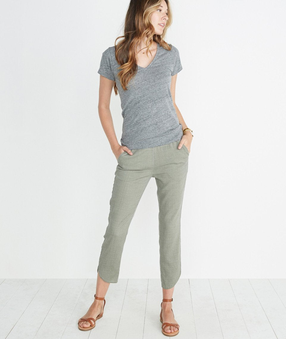 Allison Pant in Worn Olive