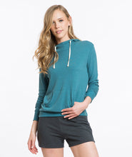 Caroline Duofold Cowl Neck Hoodie