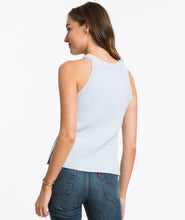 Vista Sweater Tank - Halogen Blue