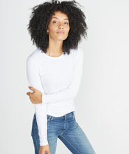 Clover Saddle Longsleeve in White