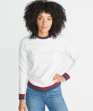Jenny Crewneck Sweatshirt in Ash/Merlot/Deep Denim
