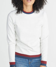 Jenny Crewneck Sweatshirt in Ash/Merlot/Deep Denim
