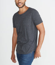 Saddle Pocket Tee in Charcoal