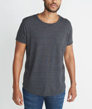 Saddle Pocket Tee in Charcoal