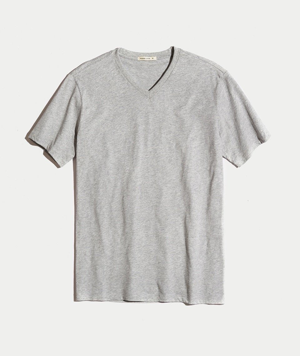 Signature V-Neck - Varsity Grey